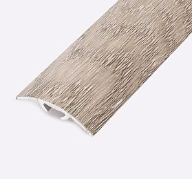 Порог (стык) Русский профиль  разноуровневый ламинированный с дюб, 30*2700 мм, Дуб грей